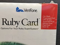 VeriFone Ruby Card P040-07-508 HPV-20 Workstation Revision B: Car Wash (NEW)
