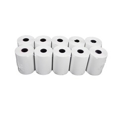 10 ROLLS 2 1/4″ x 85′ Thermal Paper First Data FD130 FD50 FD55 FD100Ti BPA FREE
