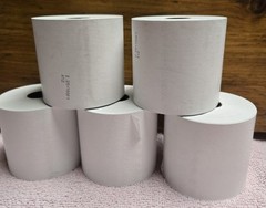 Receipt Paper, 2.25 Inches X 165 Feet Roll, 5 Rolls
