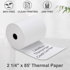 1/4″ Thermal Paper Tape 85′ Receipt Rolls 10 Count