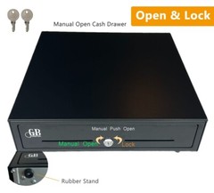Cash Drawer 16″ Cash Register POS System 5 Bill 5 Coin 3 Unlocking Ways