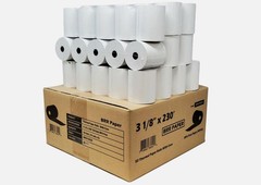 3 1/8″ x 230′ THERMAL POS RECEIPT PRINTER ROLL PAPER BPA FREE USA 50 ROLLS