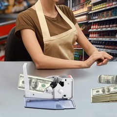 Money Counter Machine Currency Cash Bank Counterfeit Detector Cash Counting