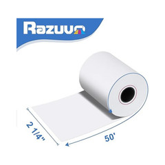 50 Rolls – 2 1/4 X 50 Thermal Receipt Paper Rolls – Fits All Pos Cash Registers