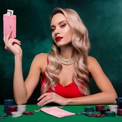 1 Pack Acrylic Money Bank Box for Gambler, Winners Portable Safe Casino Money…