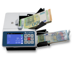 AccuBANKER D700 Currency Counting 8Point Counterfeit Detector USD EUR. BATT incl