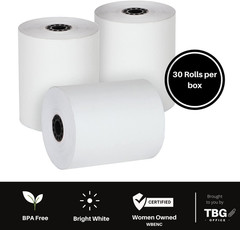 3 1/8” X 230′ Thermal Paper Rolls – BPA FREE – MADE in USA – Receipt Paper Rolls