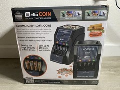 Nadex S36 Coin Automatic Coin Sorter/Wrapper UNIT ONLY NO COIN TUBES INCLUDED