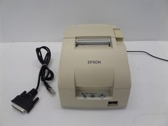Epson TM-U220D POS Thermal Receipt Printer M188D w/ Power Supply