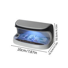 UV Counterfeit Bill Money Detector, Portable, Rechargeable, Lightweight, Bills