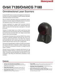 Honeywell Orbit MS7120 Omni Directional USB Barcode Scanner (MK7120-31A38) NEW