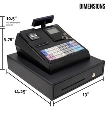 Nadex CR360 Electronic Cash Register – Black