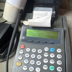 Lipman Nurit 2090 Credit Card Terminal 079-001-003 Wired with Power Adapter