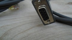 Lot of 5 SYMBOL 25-17817-20 DATA CABLE DB9 TO RJ59. FREE SHIPPING 5pk 5pcs